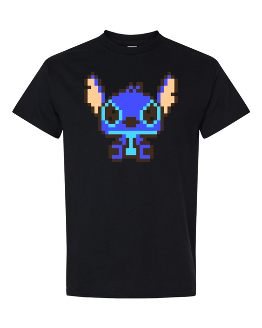 Empower Blue Drawing Cotton Blend Graphic T-Shirt
